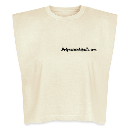 Muscle T - faded cream