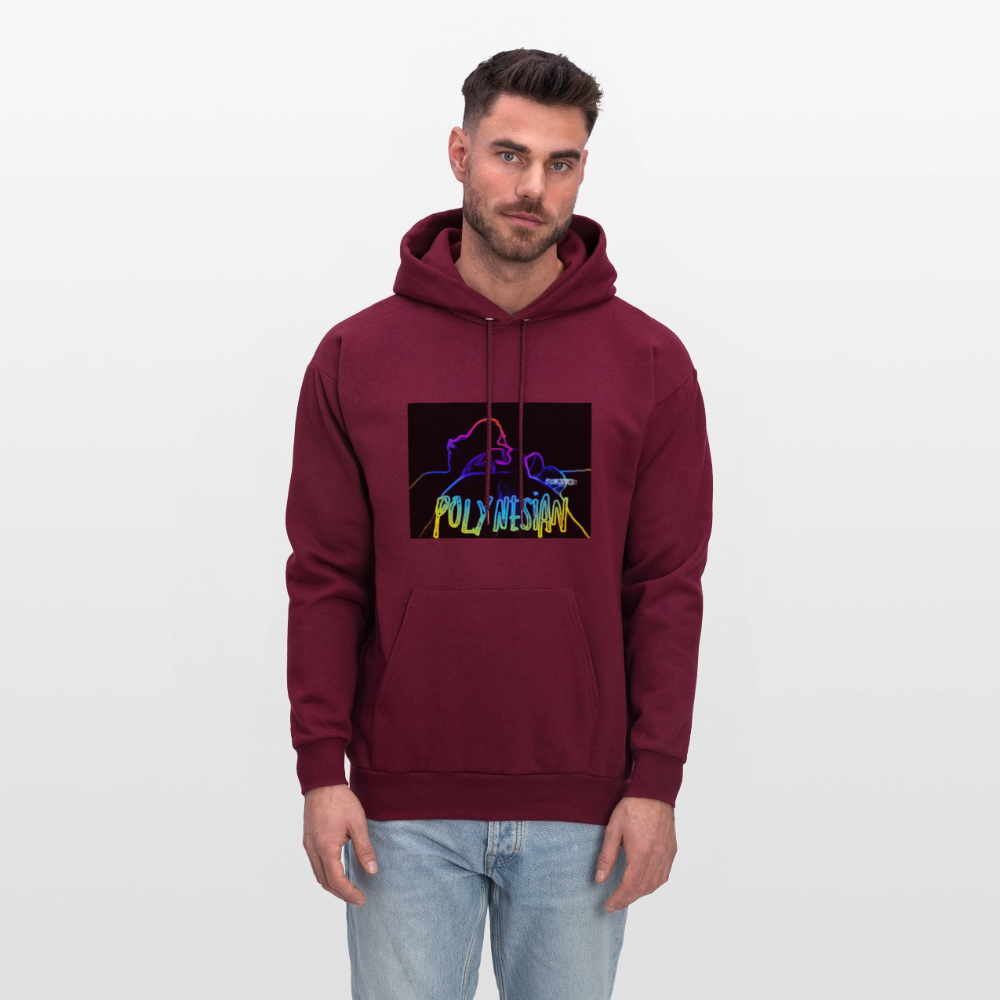 Men's Hoodie - burgundy