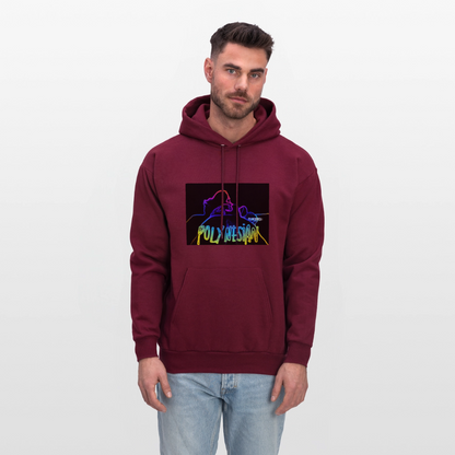 Men's Hoodie - burgundy