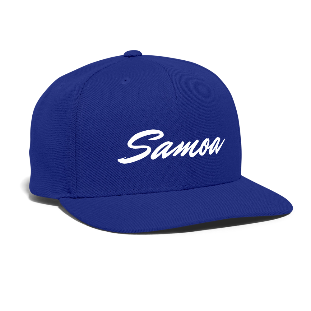 Snapback Baseball Cap - royal blue