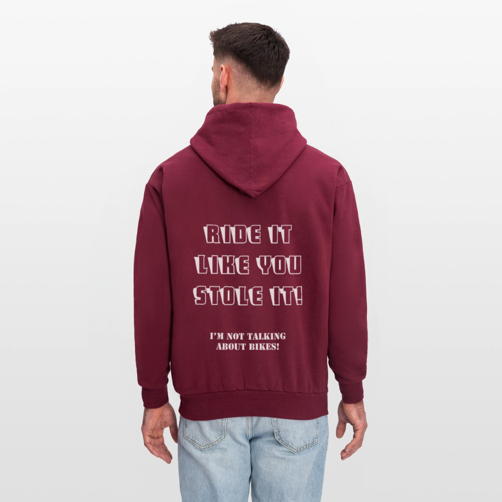 Men's Hoodie - burgundy