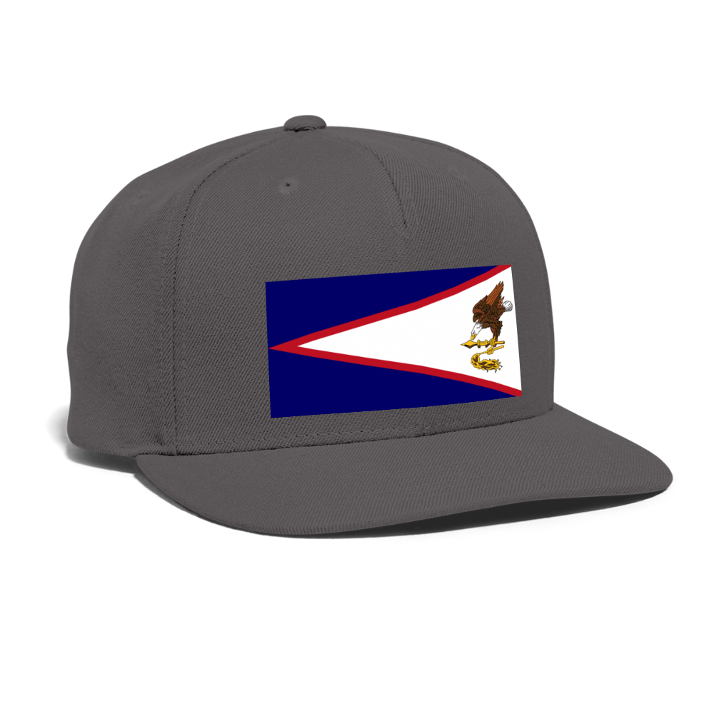 Snapback Baseball Cap - dark grey