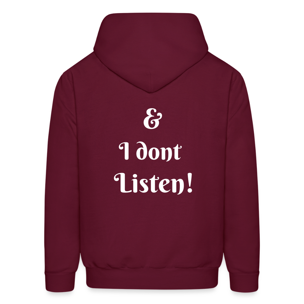 Men's Hoodie - burgundy