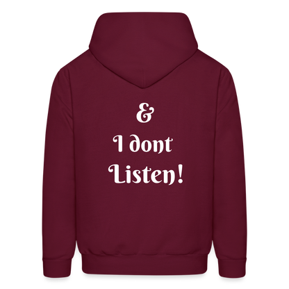 Men's Hoodie - burgundy