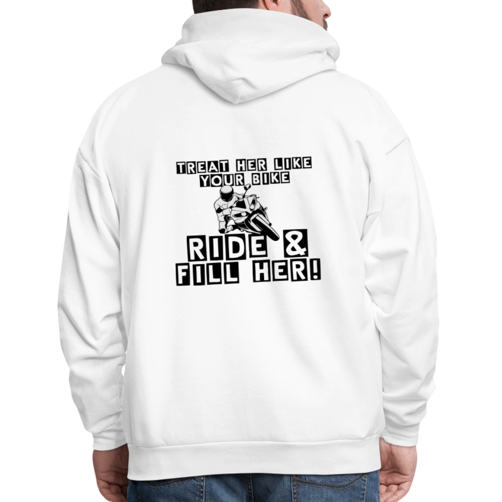 Men's Hoodie - white