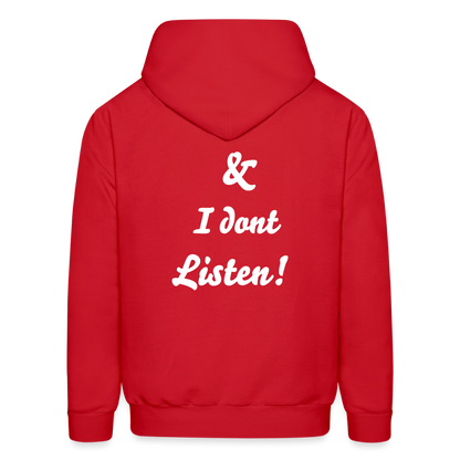 Men's Hoodie - red