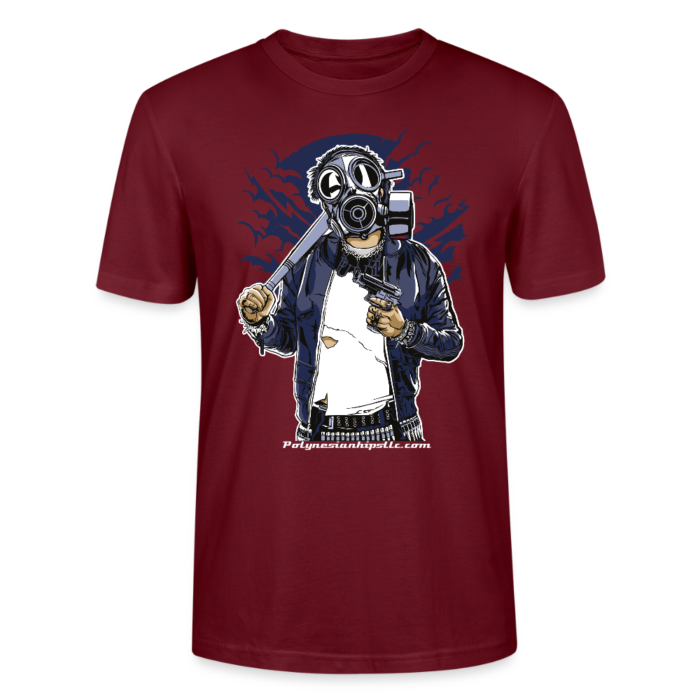 Graphic T - burgundy