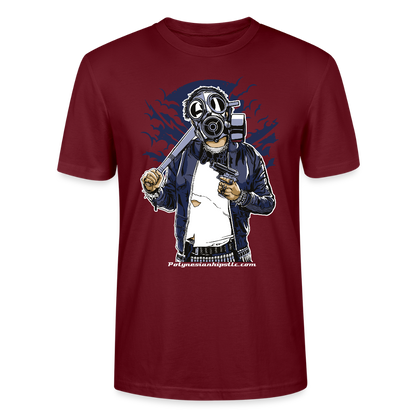 Graphic T - burgundy