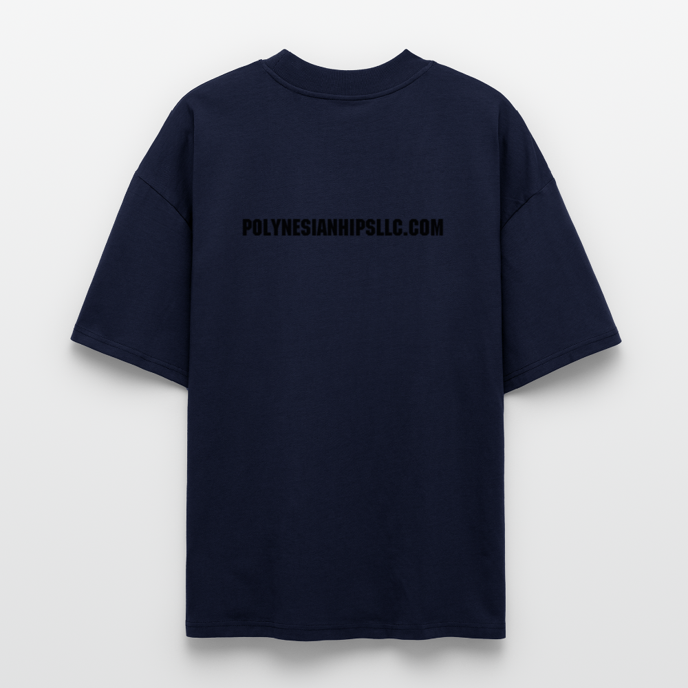 Oversized Graphic T - french navy