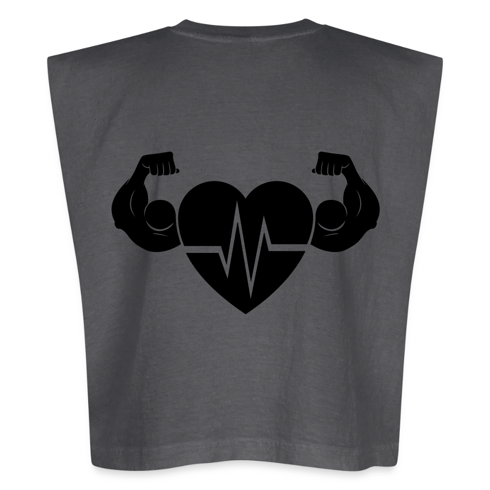Muscle T - faded black