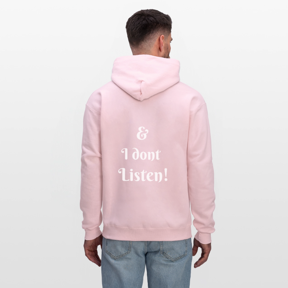 Men's Hoodie - pale pink