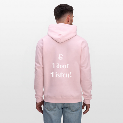 Men's Hoodie - pale pink