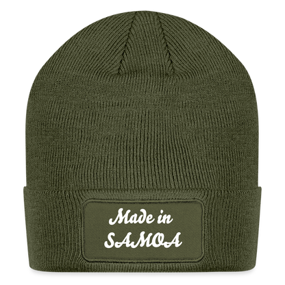 Patch Beanie - olive