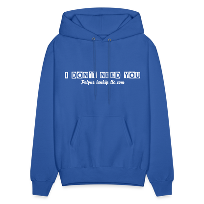 Men's Hoodie - royal blue