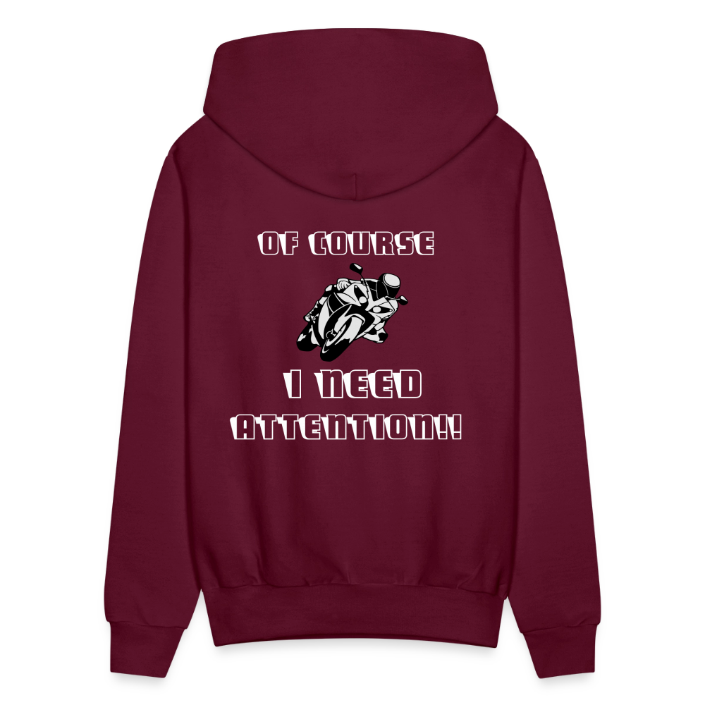 Men's Hoodie - burgundy