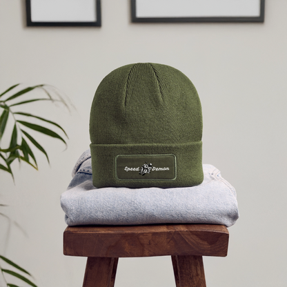Speed Demon Beanie - olive