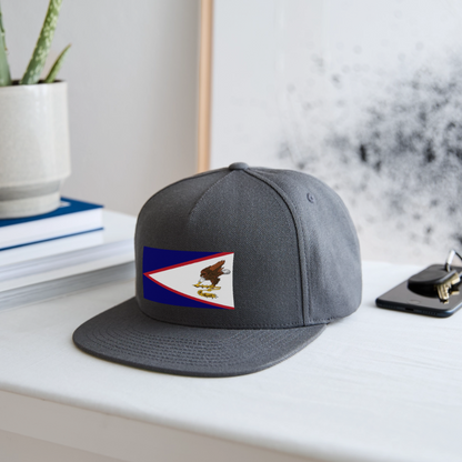 Snapback Baseball Cap - dark grey