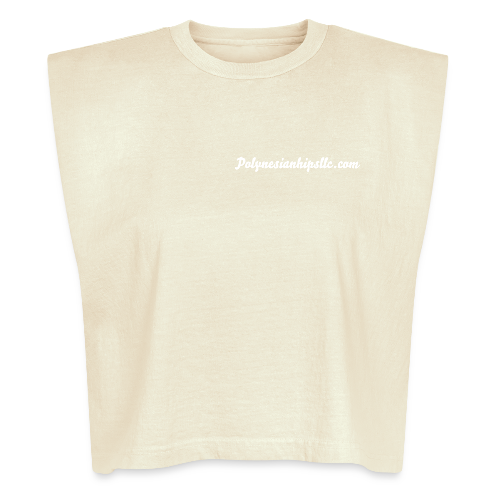 Muscle T - faded cream