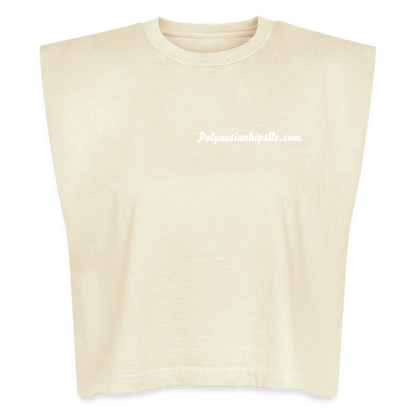 Muscle T - faded cream