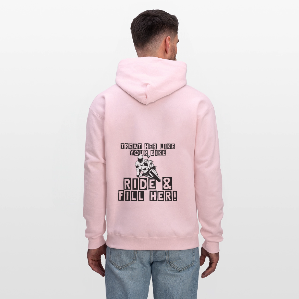 Men's Hoodie - pale pink