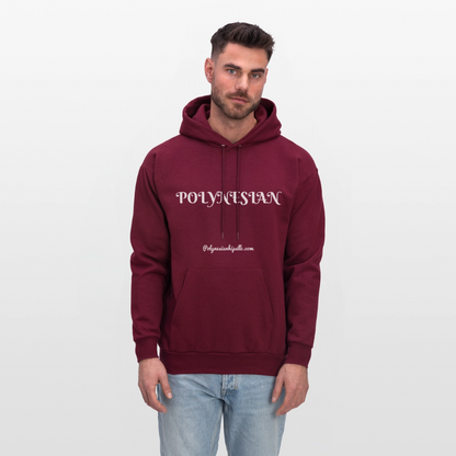 Men's Hoodie - burgundy