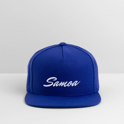 Snapback Baseball Cap - royal blue