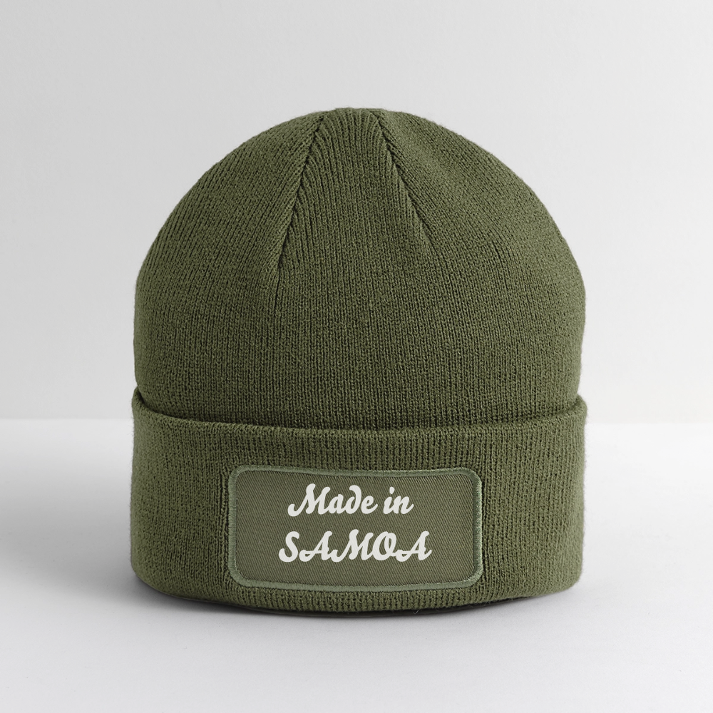 Patch Beanie - olive