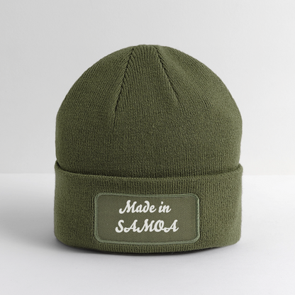Patch Beanie - olive