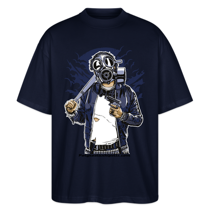 Oversized Graphic T - french navy