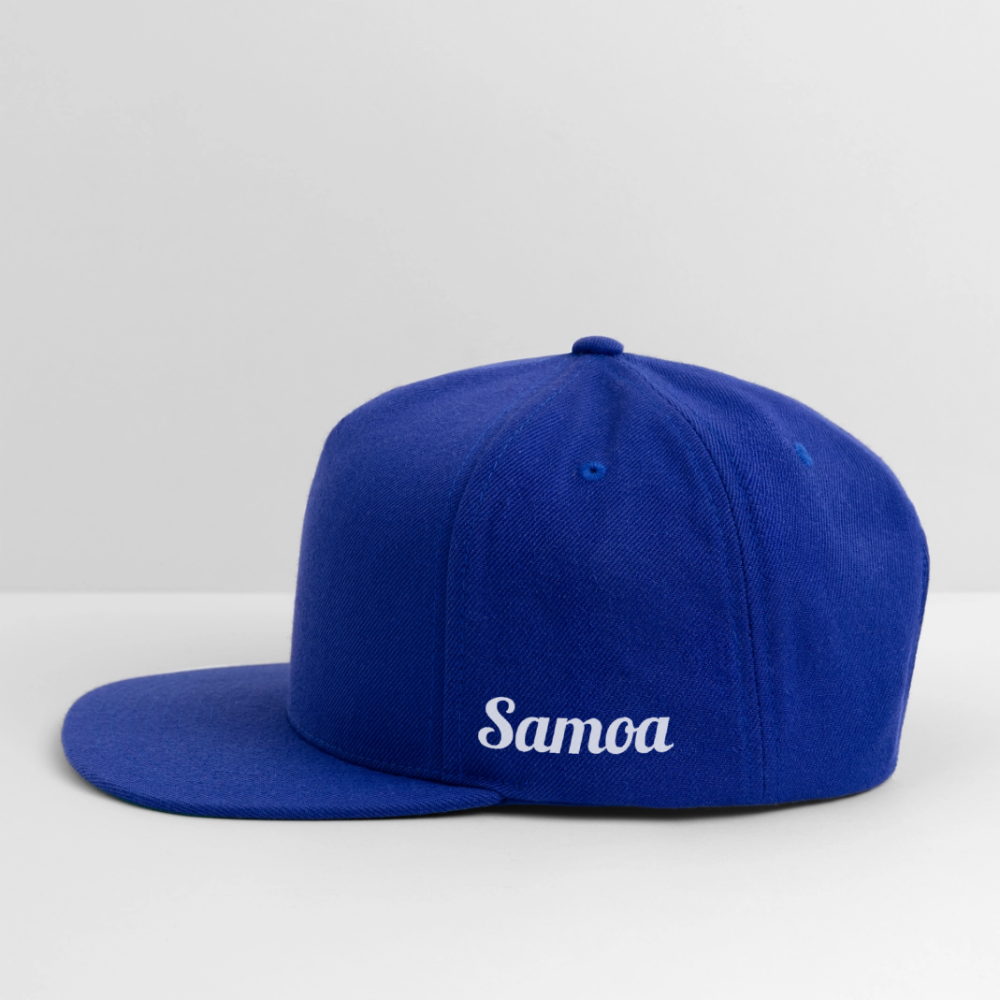 Snapback Baseball Cap - royal blue