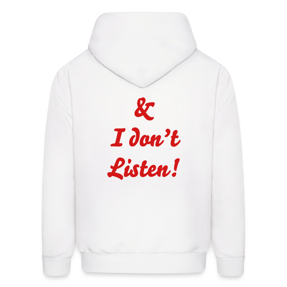 Men's Hoodie - white