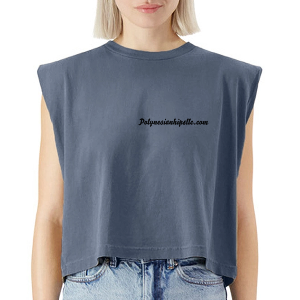 Muscle T - faded navy