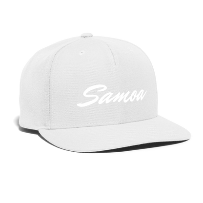 Snapback Baseball Cap - white