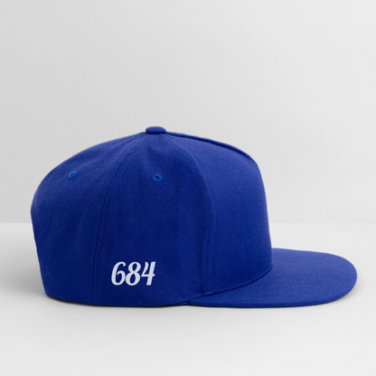Snapback Baseball Cap - royal blue