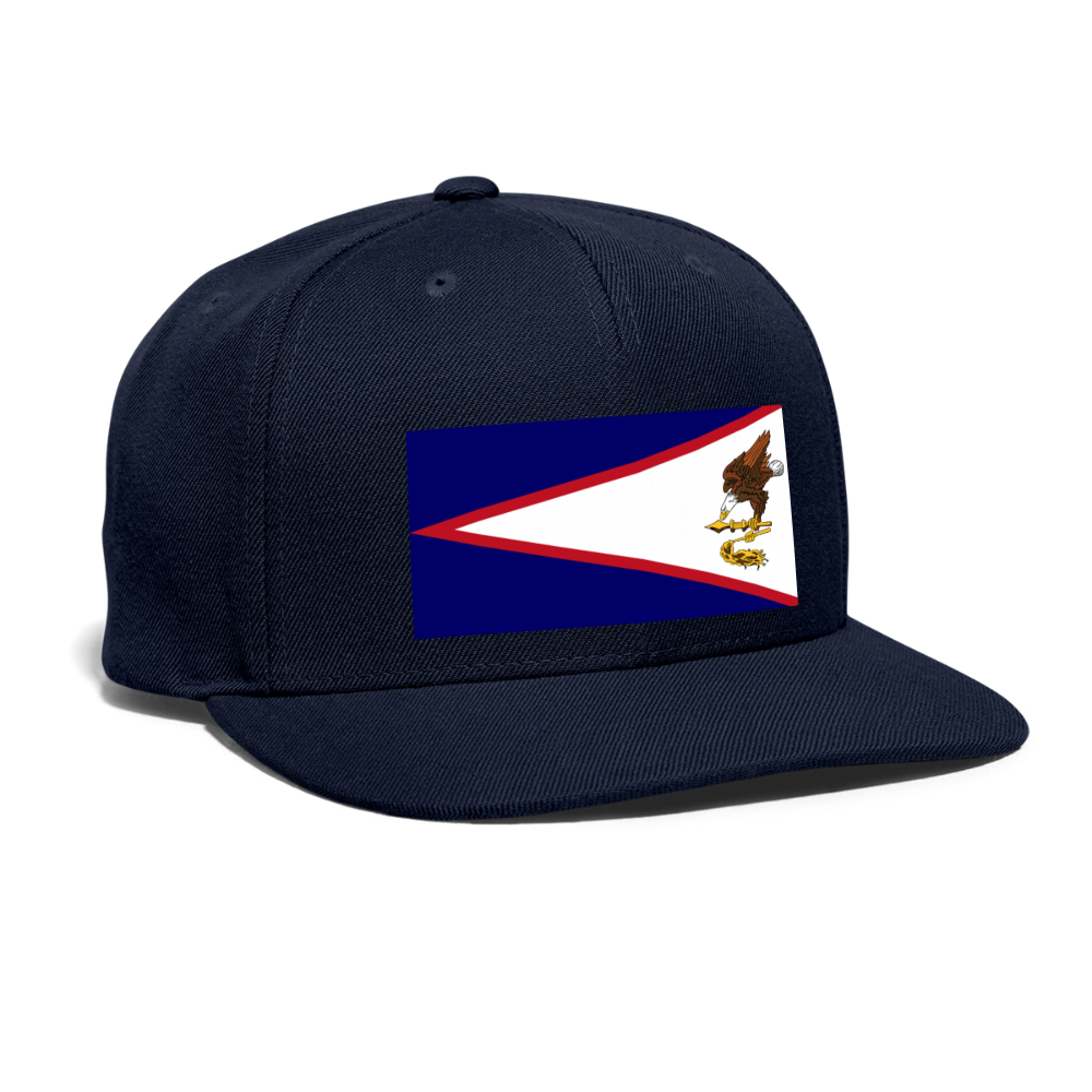 Snapback Baseball Cap - navy