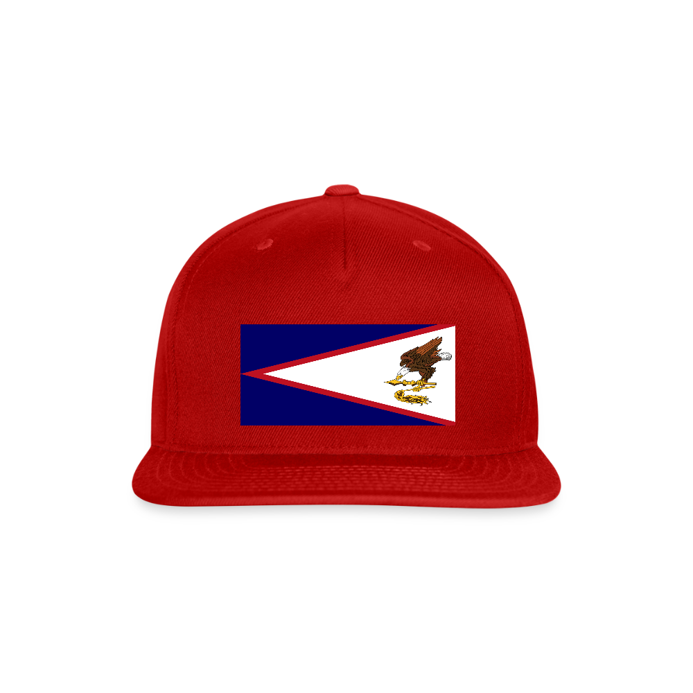 Snapback Baseball Cap - red