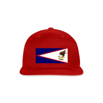 Snapback Baseball Cap - red