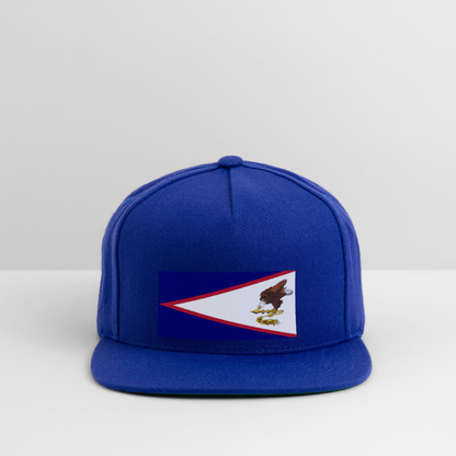 Snapback Baseball Cap - royal blue
