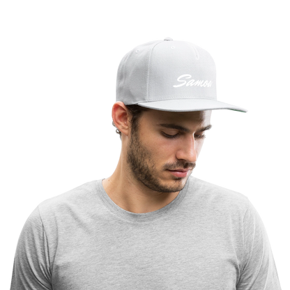Snapback Baseball Cap - white
