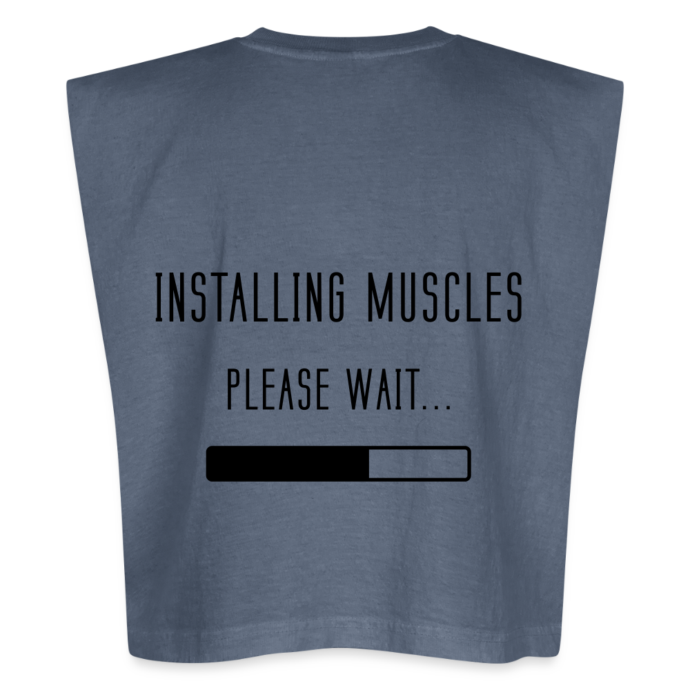 Muscle T - faded navy