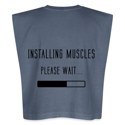 Muscle T - faded navy