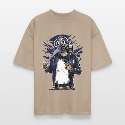 Oversized Graphic T - stone