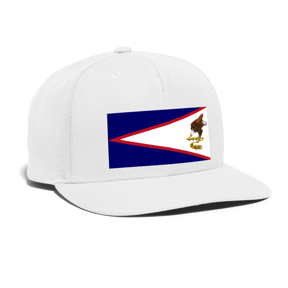 Snapback Baseball Cap - white