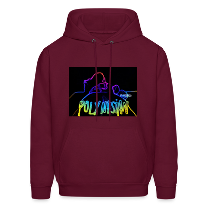 Men's Hoodie - burgundy