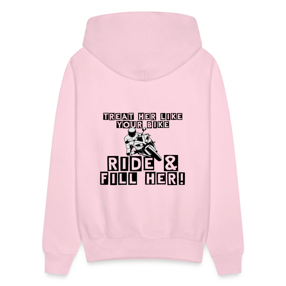 Men's Hoodie - pale pink