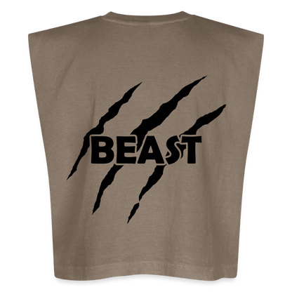 Muscle T - faded brown