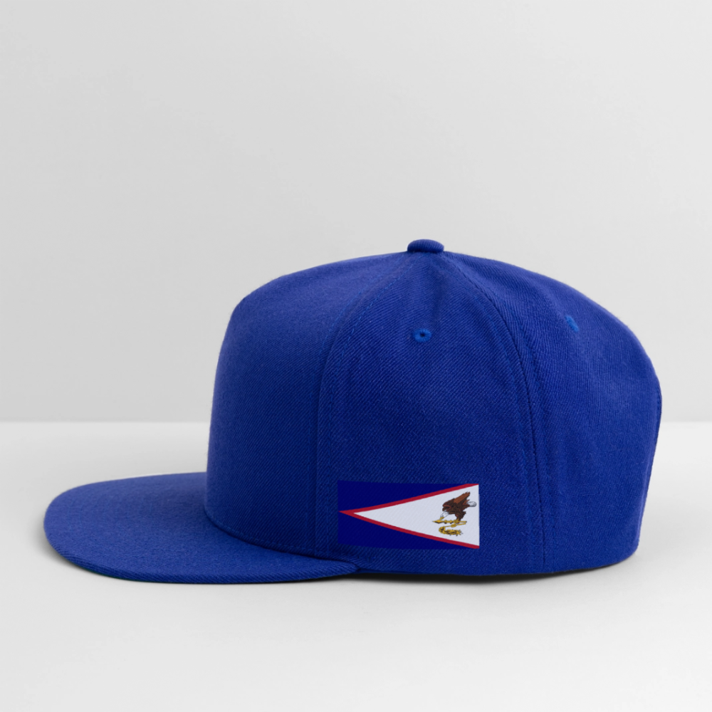 Snapback Baseball Cap - royal blue