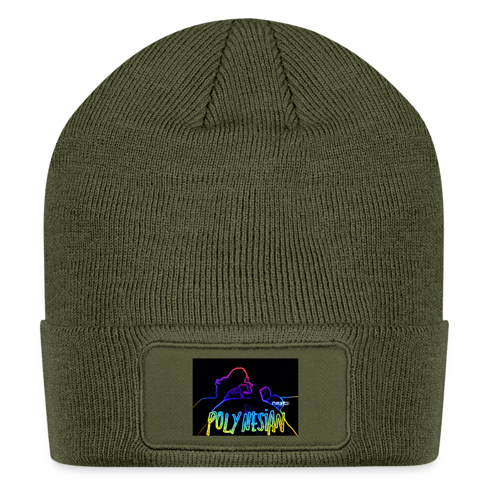 Patch Beanie - olive