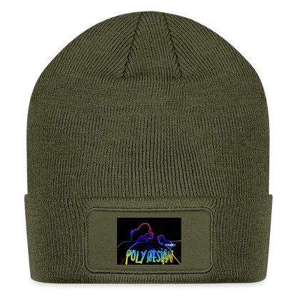 Patch Beanie - olive
