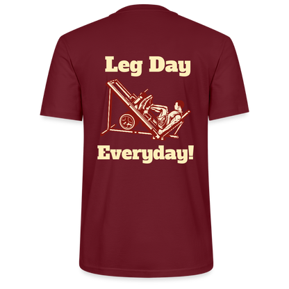 Graphic T - burgundy